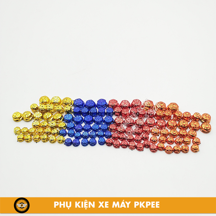 Bộ Nắp Chụp Ốc Trang Trí Xe Máy