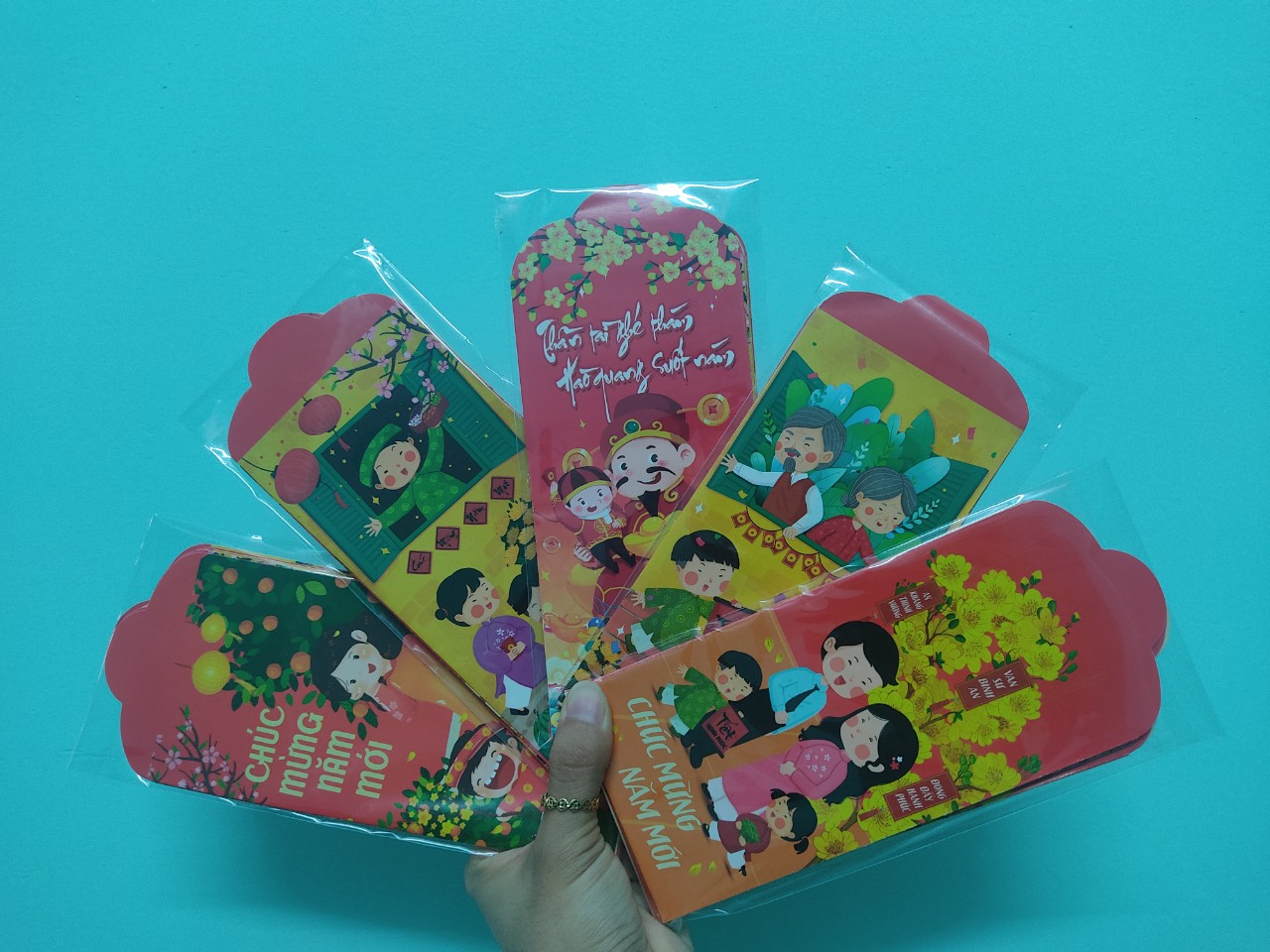 Bao lì xì Tết May Mắn Tài Lộc