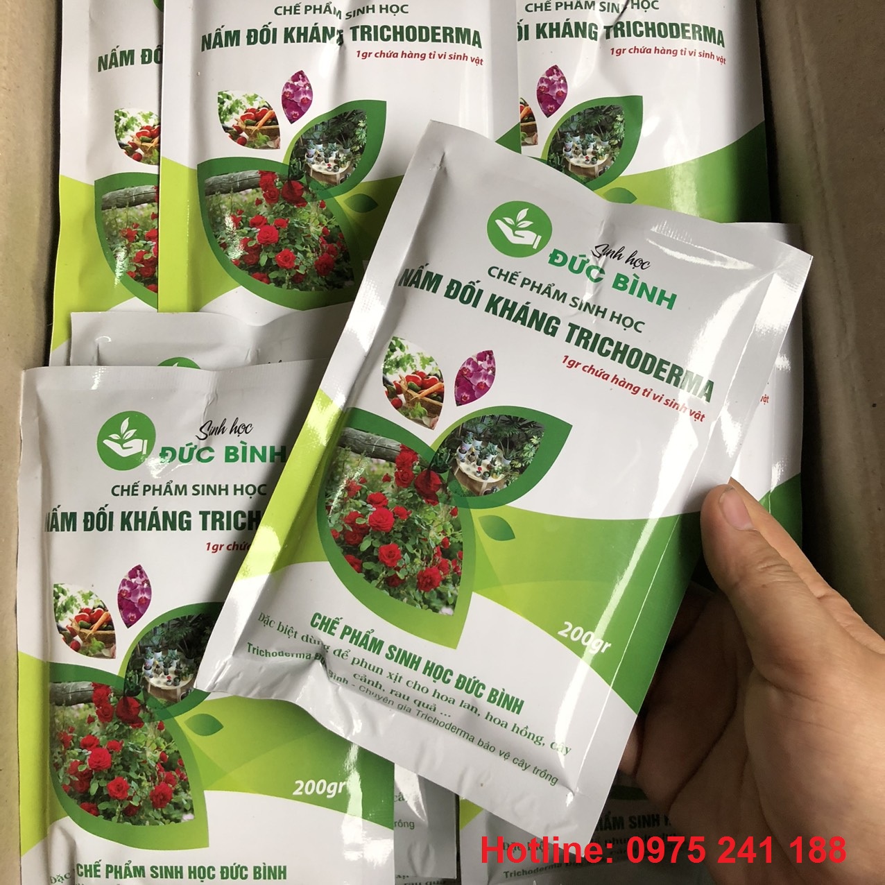 Trichoderma dạng phun tưới chống nấm cho cây hoa, cây cảnh (mùa mưa rất rất cần)