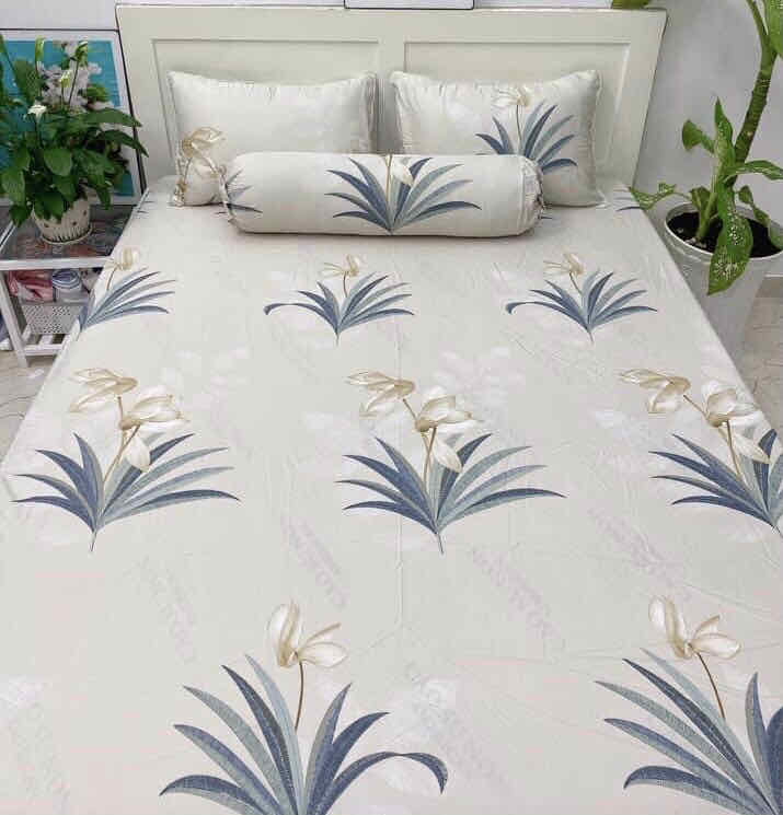 Drap Lụa Tencel 5 Món + Mền