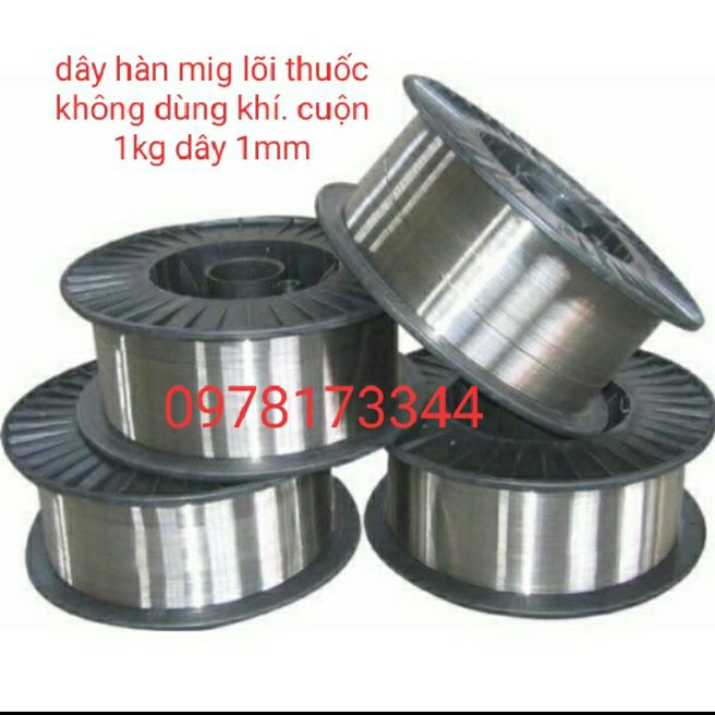 Dây hàn mig không dùng khí cuộn 1kg--dây 1mm