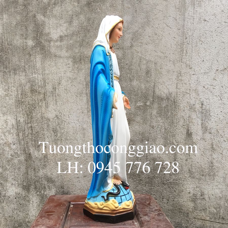 Tượng Đức Mẹ Ban ơn 50cm