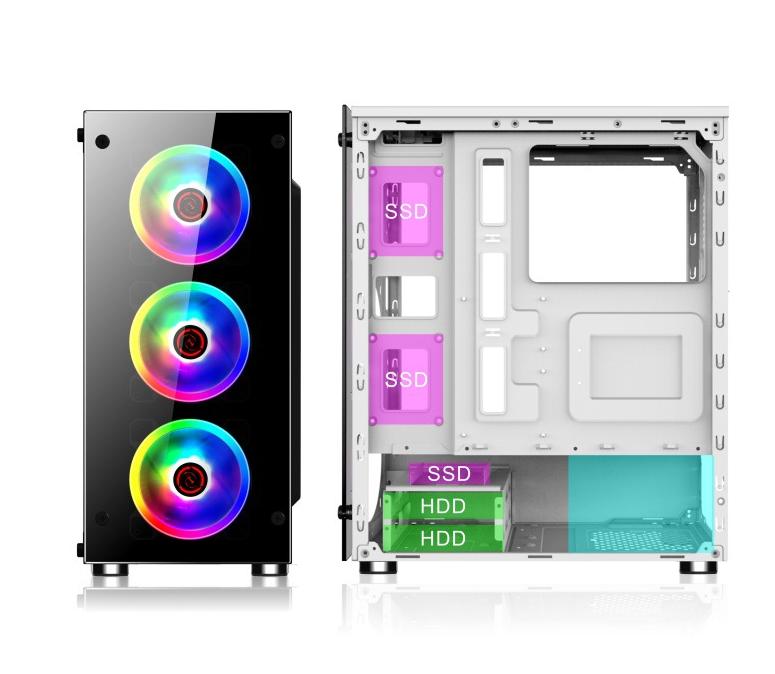 Vỏ Case 2 Mặt Kính Cường Lực Coolmoon  Ruix