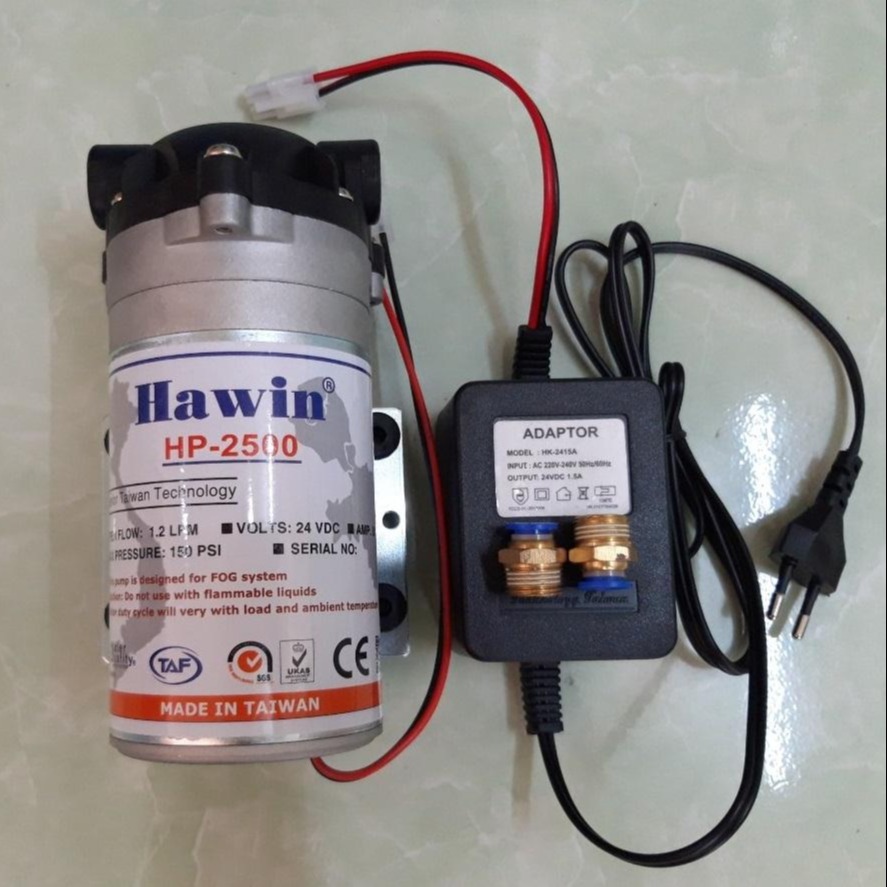 Máy phun sương Đài Loan Hawin HP-2500 (phun được 5-15 béc)