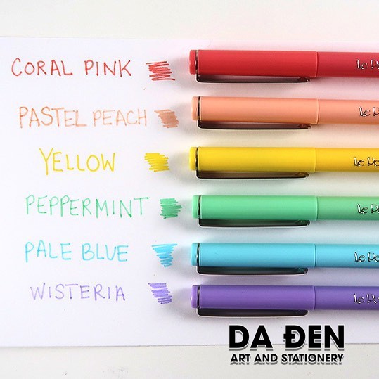 [HCM]Bộ 6 Bút Line Marvy Lepen Pastel