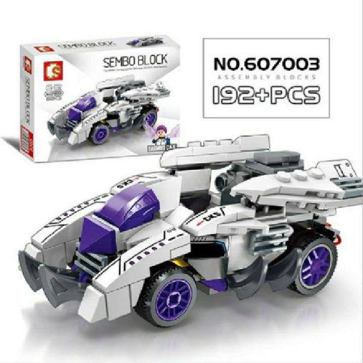 Bộ lắp ráp xếp hình Lego Sembo mô hình Siêu xe.