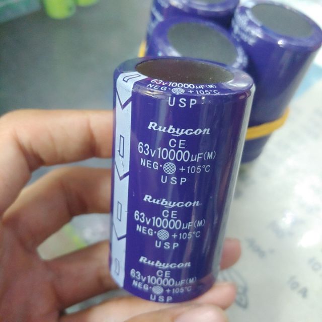 Tụ lọc nguồn 80v 10.000uf 3.5x7cm