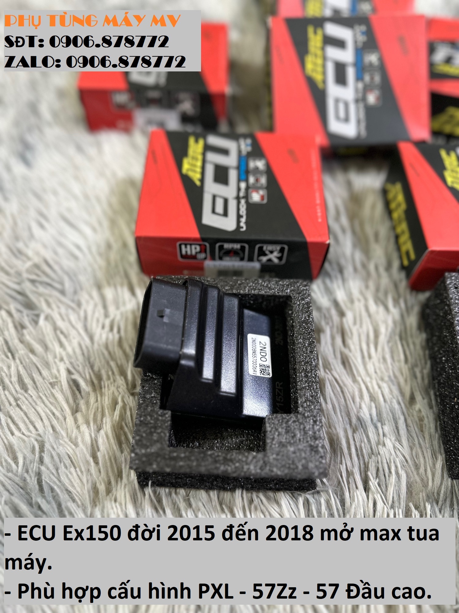 Ecu ATE mở max tua dành cho xe Ex150/Winner