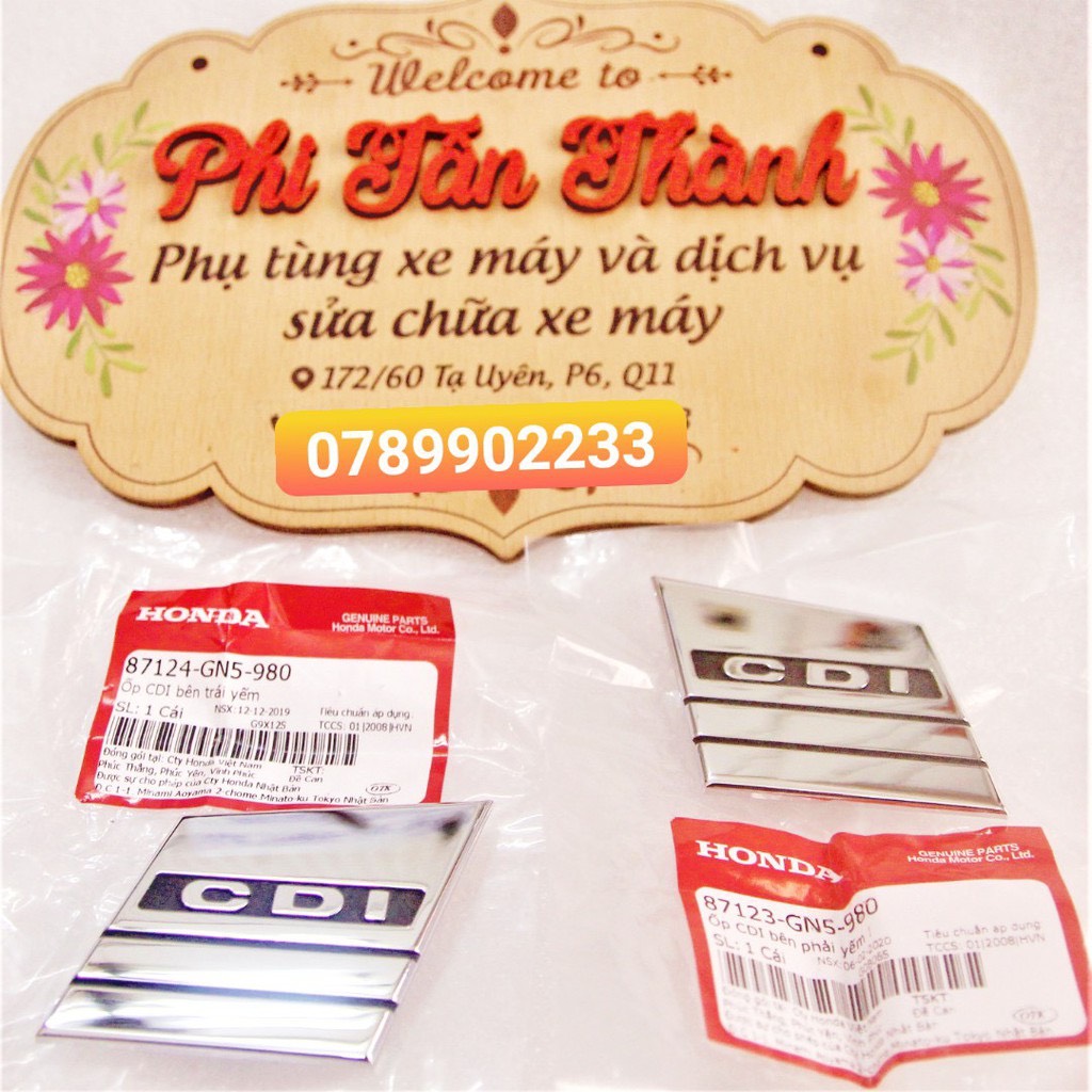 Ốp logo cdi yếm bửng dream