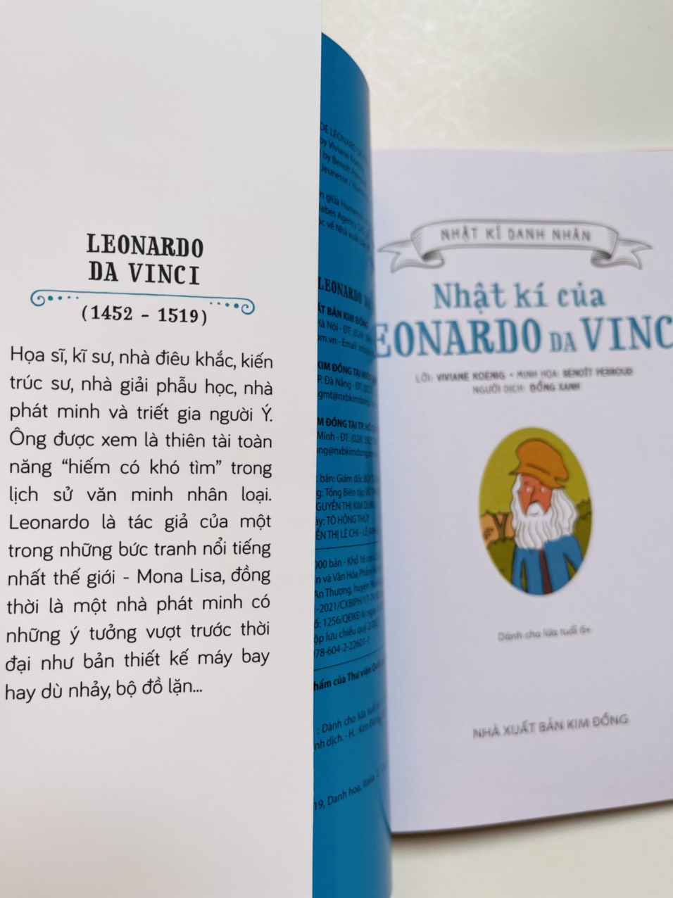Sách - Nhật kí danh nhân - Nhật kí của Leonardo da Vinci