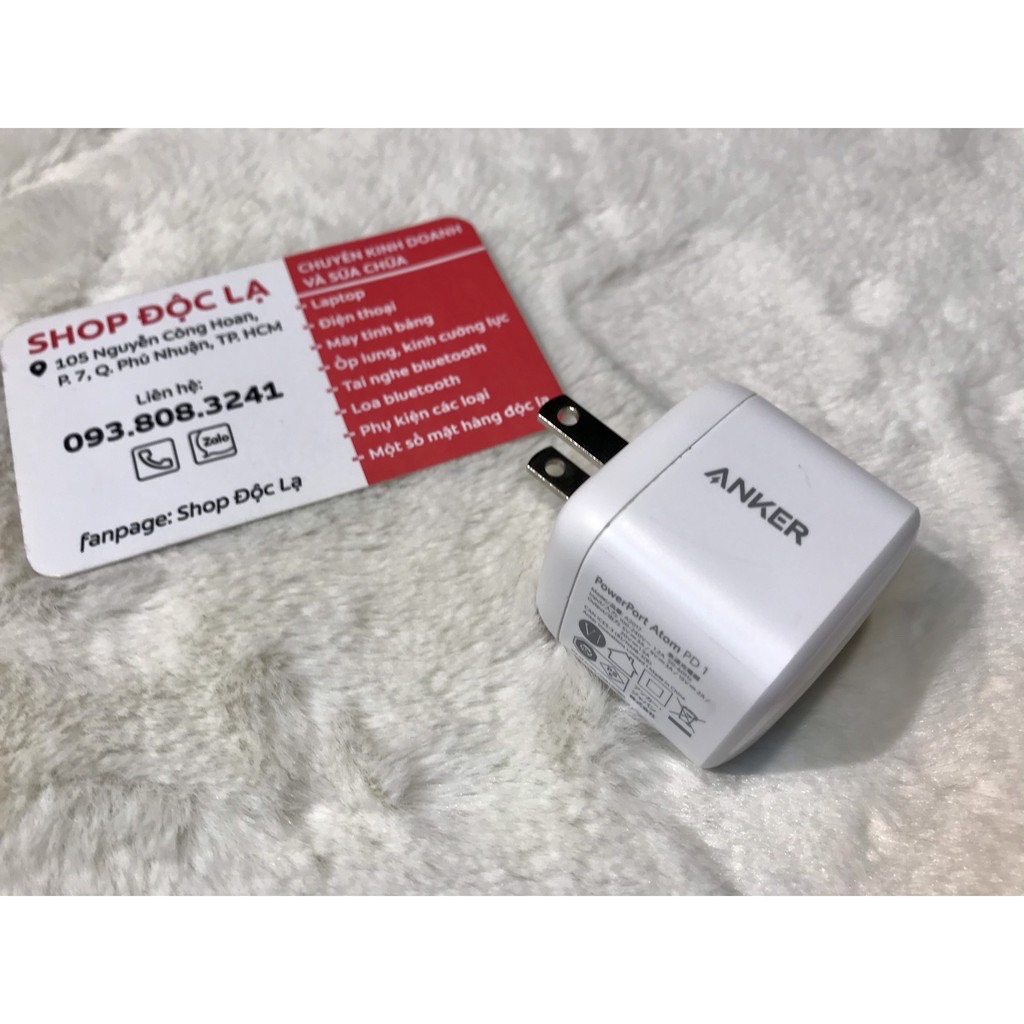 Sạc Anker PowerPort Atom PD 1, 30w - A2017