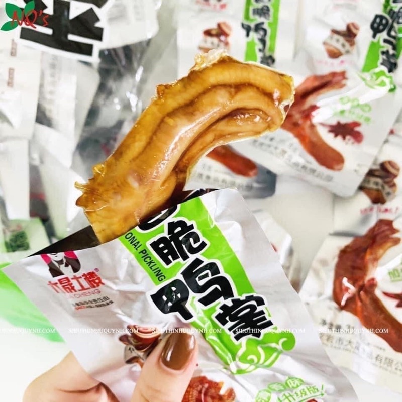 Combo 10 Chân Vịt Cay Tứ Xuyên( Tặng 3 cánh gà)