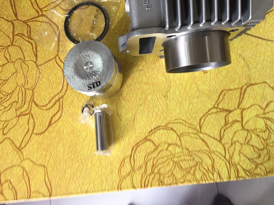 Trọn bộ nòng nhôm 49cc dài 78 + trái 54 bạc piston đầy đủ cho xe 67-cub...