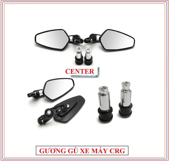 [ Màu Trắng 1 Cặp ] Gương gù kính gù xe máy