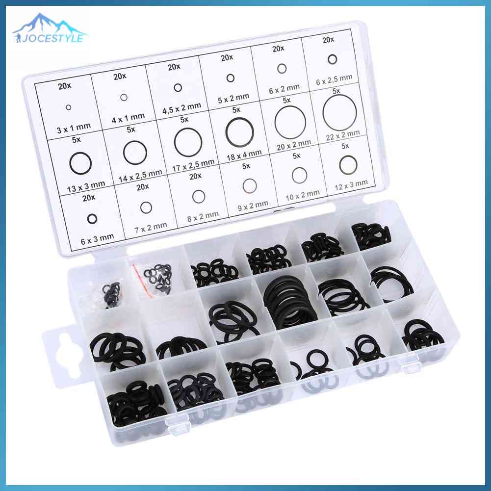 New Tool O Ring O-Ring Washer Seals Assortment Black for Car