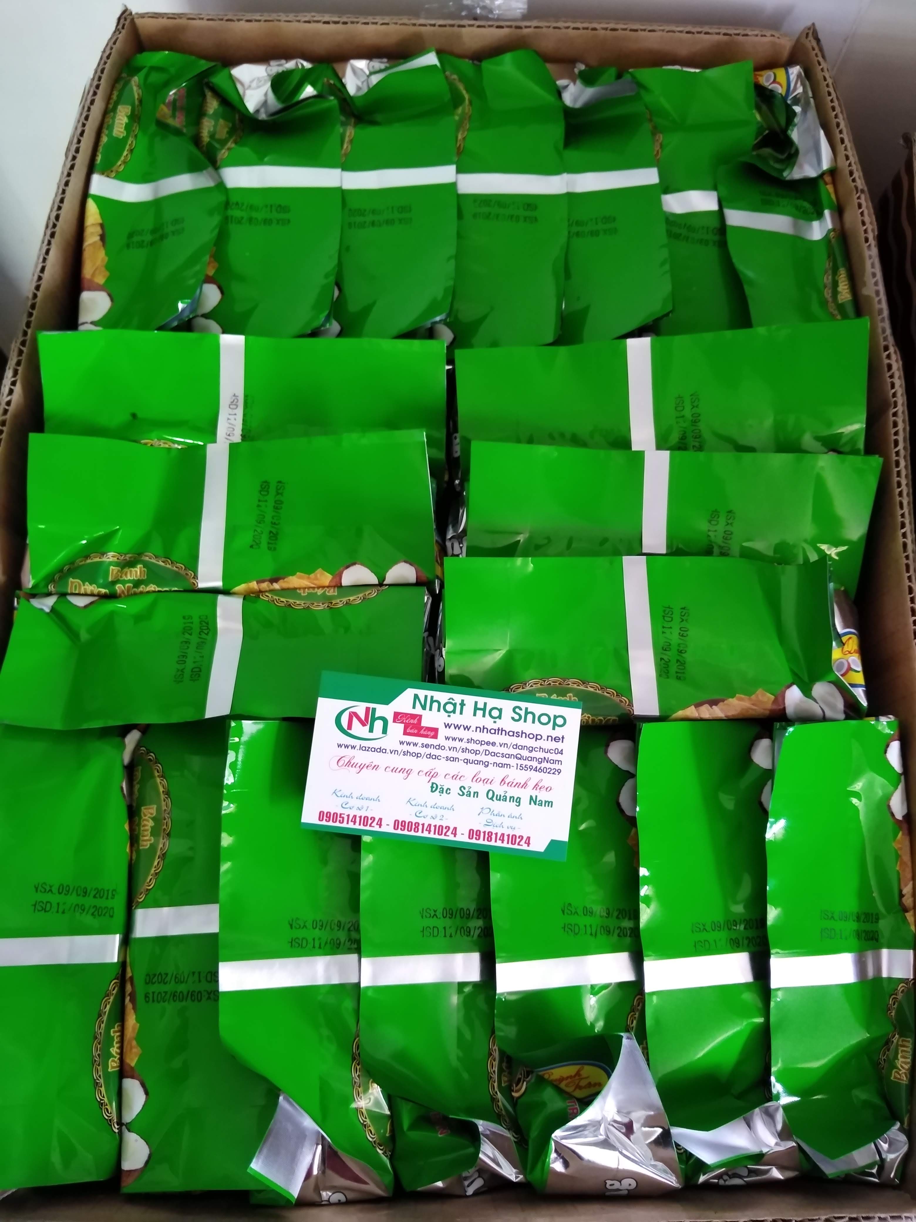 50 gói bánh dừa nướng Quỳnh Trân