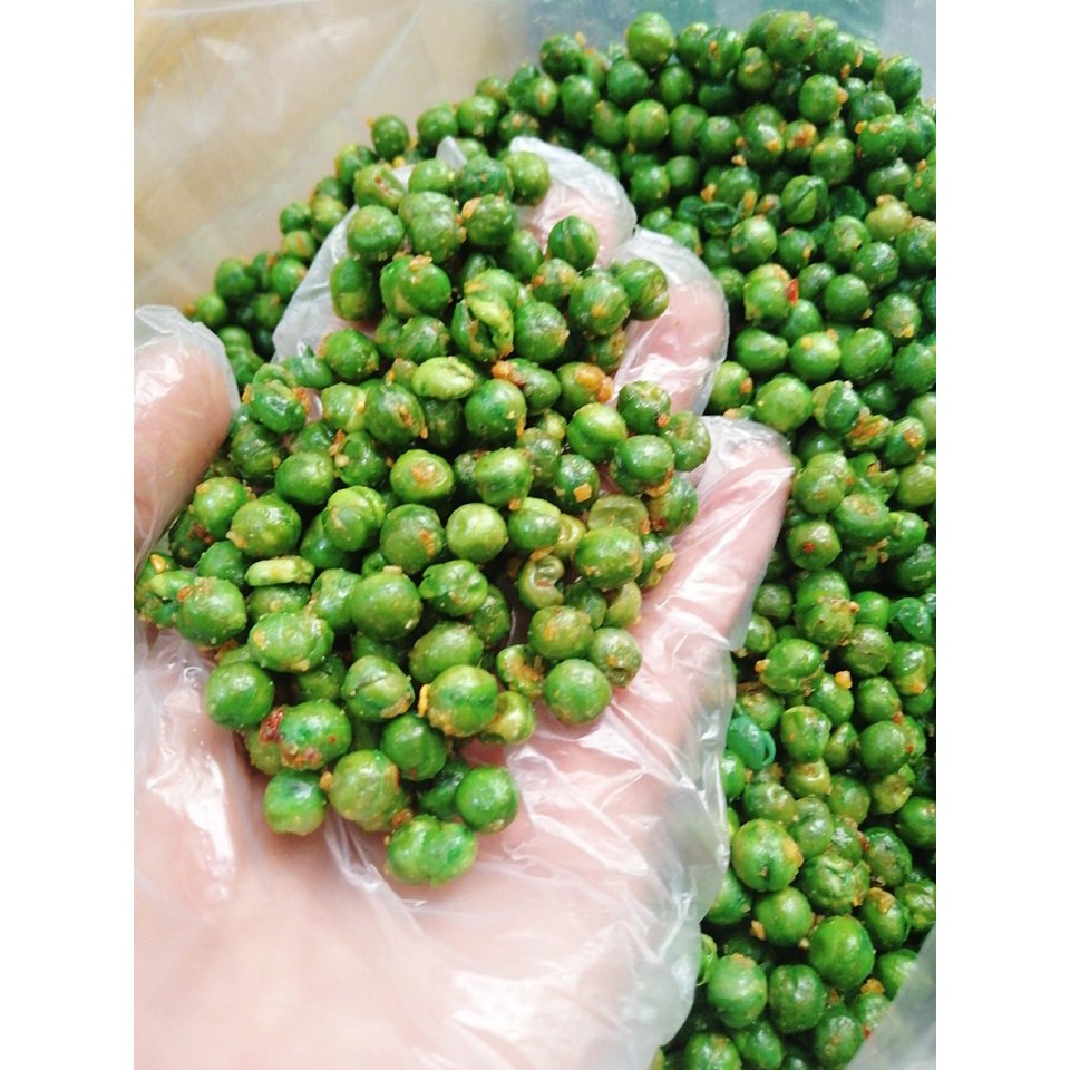 ĐẬU HÀ LAN SẤY TỎI ỚT- 500G