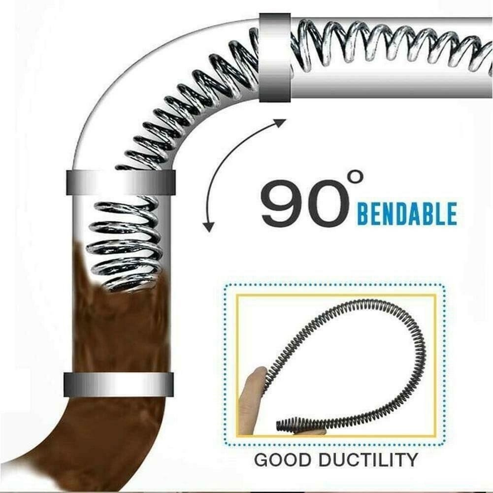 Dây Thông Cống Phi 10 Đầu Thông Lò Xo ( 5m,10m,15m dây + 1 đầu kết nối )
