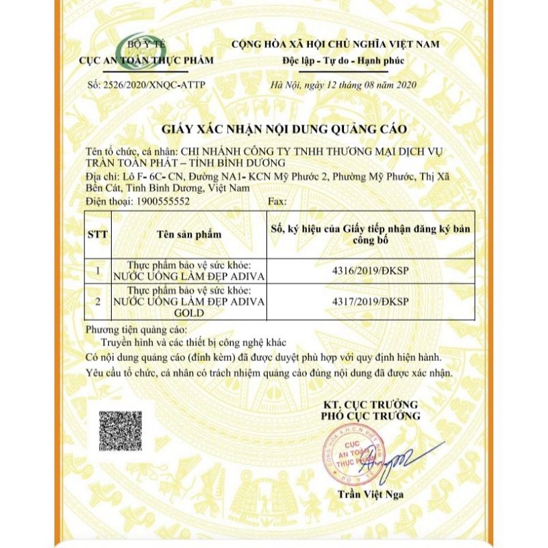 (HCM) 01 hộp Collagen Adiva nước (14 CHAI/HỘP)