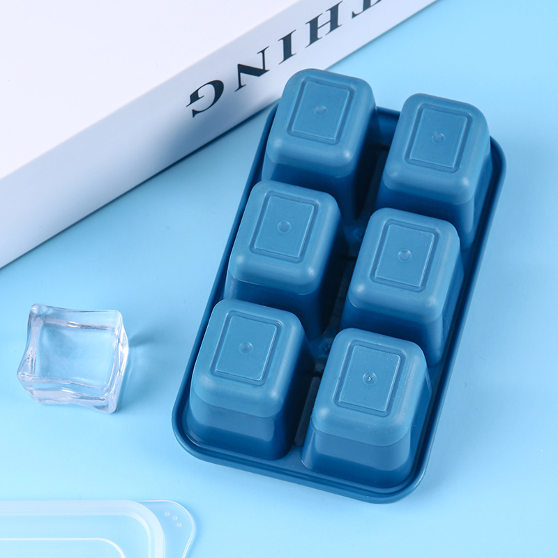 Khay Đá 6 Ô Silicone Có Nắp Đậy - Good