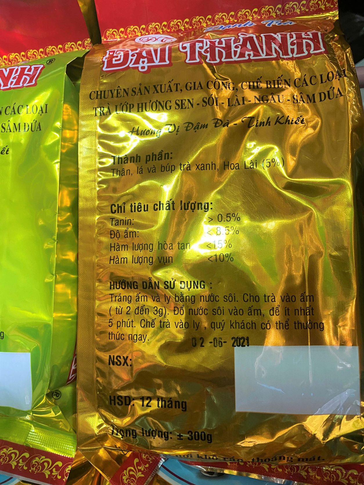 Tea Jasmine-pineapple Đại Thành 300g