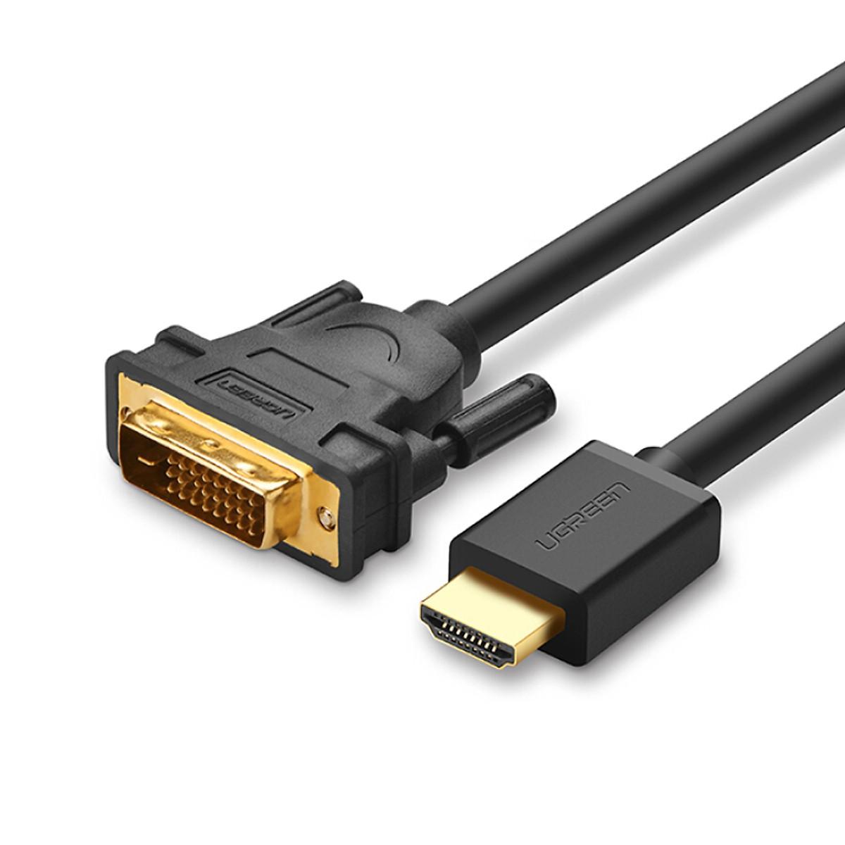 Cáp chuyển đổi HDMI sang DVI 24+1 Ugreen 10135 (dài 2M)