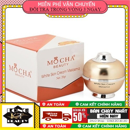 [Chính hãng - Mỹ Phẩm Mocha Beauty] KEM FACE NÁM COLAGEN MOCHA TẢO NON XÓA SẠCH NÁM GẤP 3 LẦN so với các kem trị nám khác ❌ ĐÁNH BẬT TẬN GỐC mọi loại nám, kể cả nám đã tồn tại lâu đến 70%  KHÔNG LO NÁM QUAY TRỞ LẠI