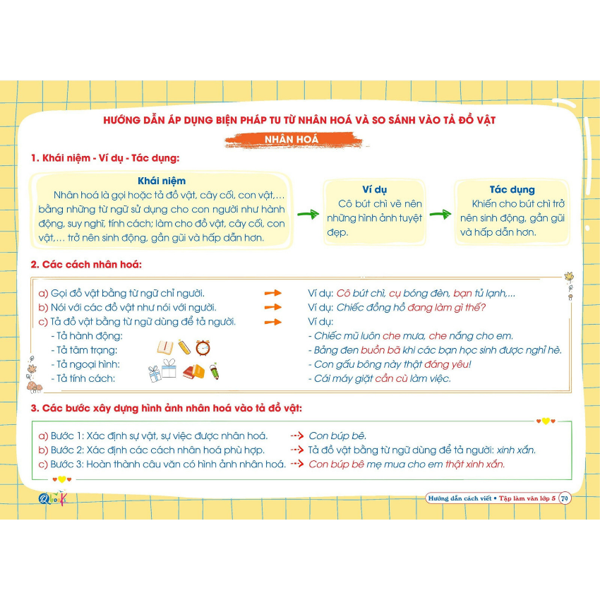 SÁCH - [ LỚP 5 ] - Hướng dẫn cách viết tập làm văn lớp 5