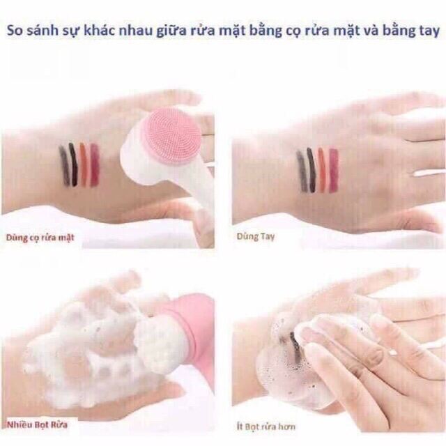 CỌ RỬA MẶT HAI ĐẦU SIÊU HÓT (Giá Buôn)
