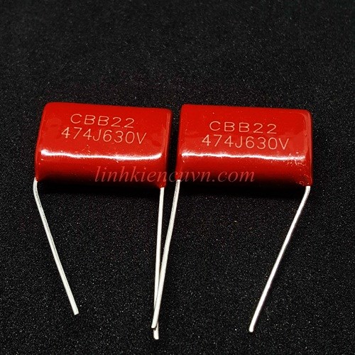 10 con Tụ 0.47uF 474J 630V CBB màu nâu
