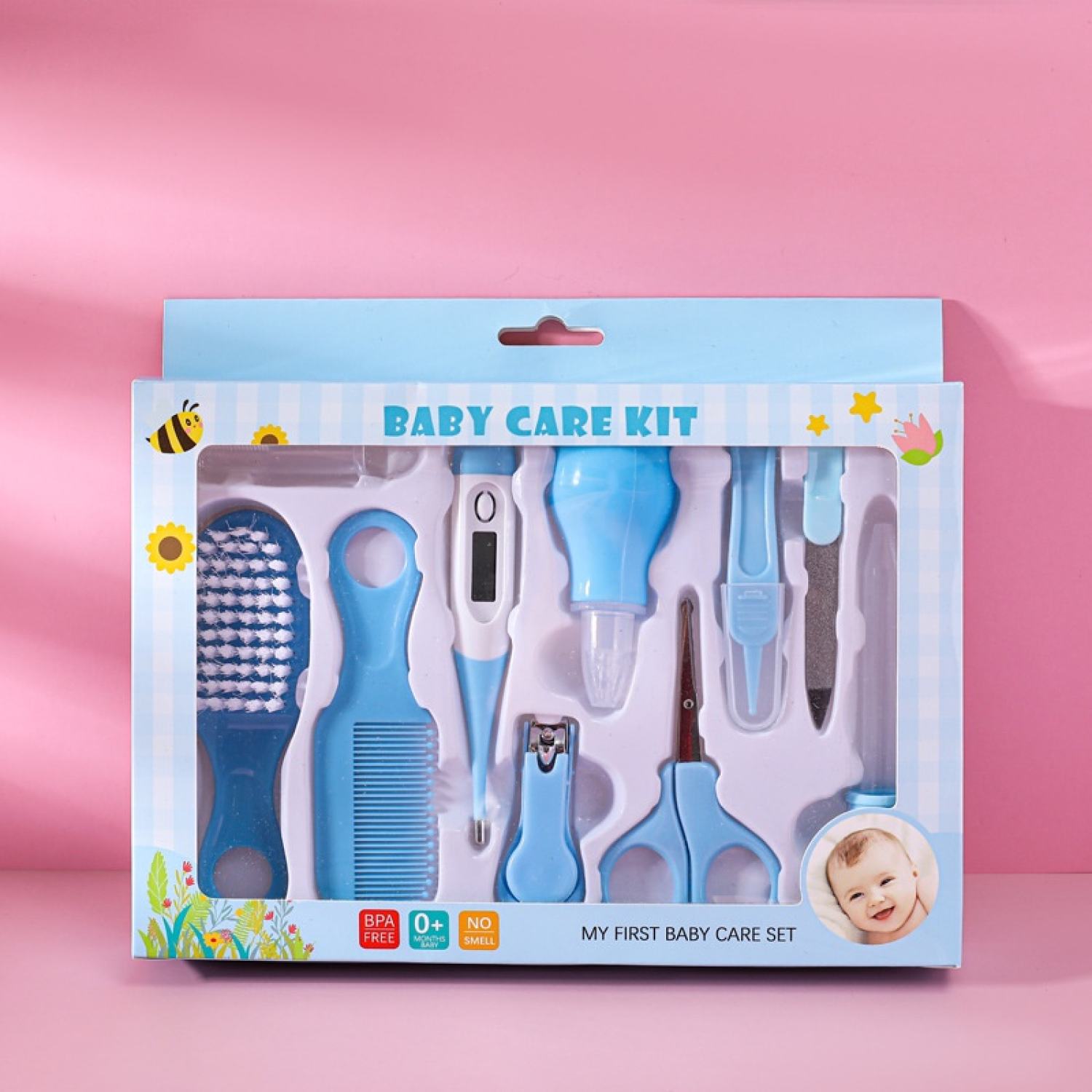Bộ 10 Dụng Cụ Chăm Sóc Làm Đẹp Cho Bé Sơ Sinh