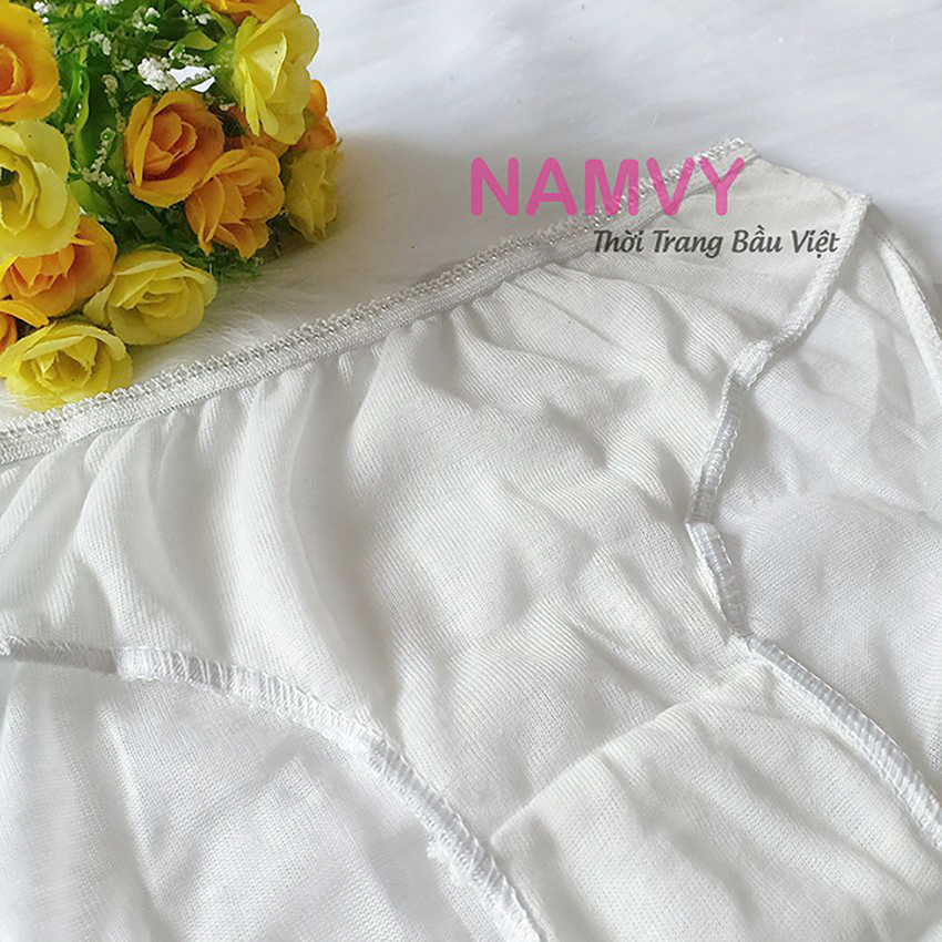Set 5 quần lót giấy cotton dùng 1 lần mềm mát (1 gói 5 cái)