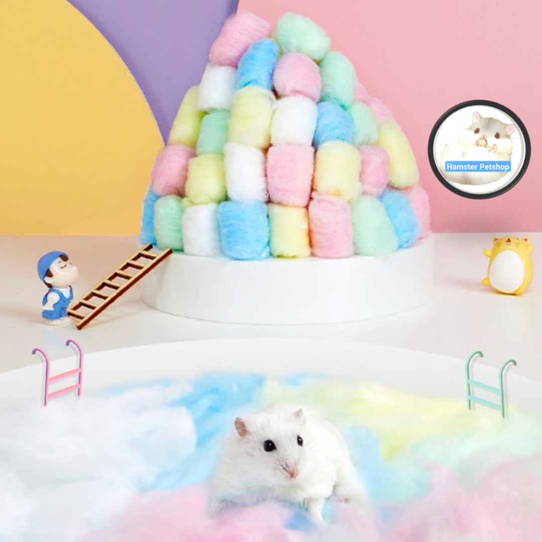 Bông gòn cotton lót ổ cho hamster