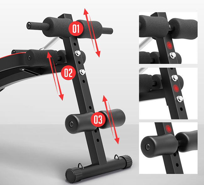 Ghế cong tập bụng AD-178