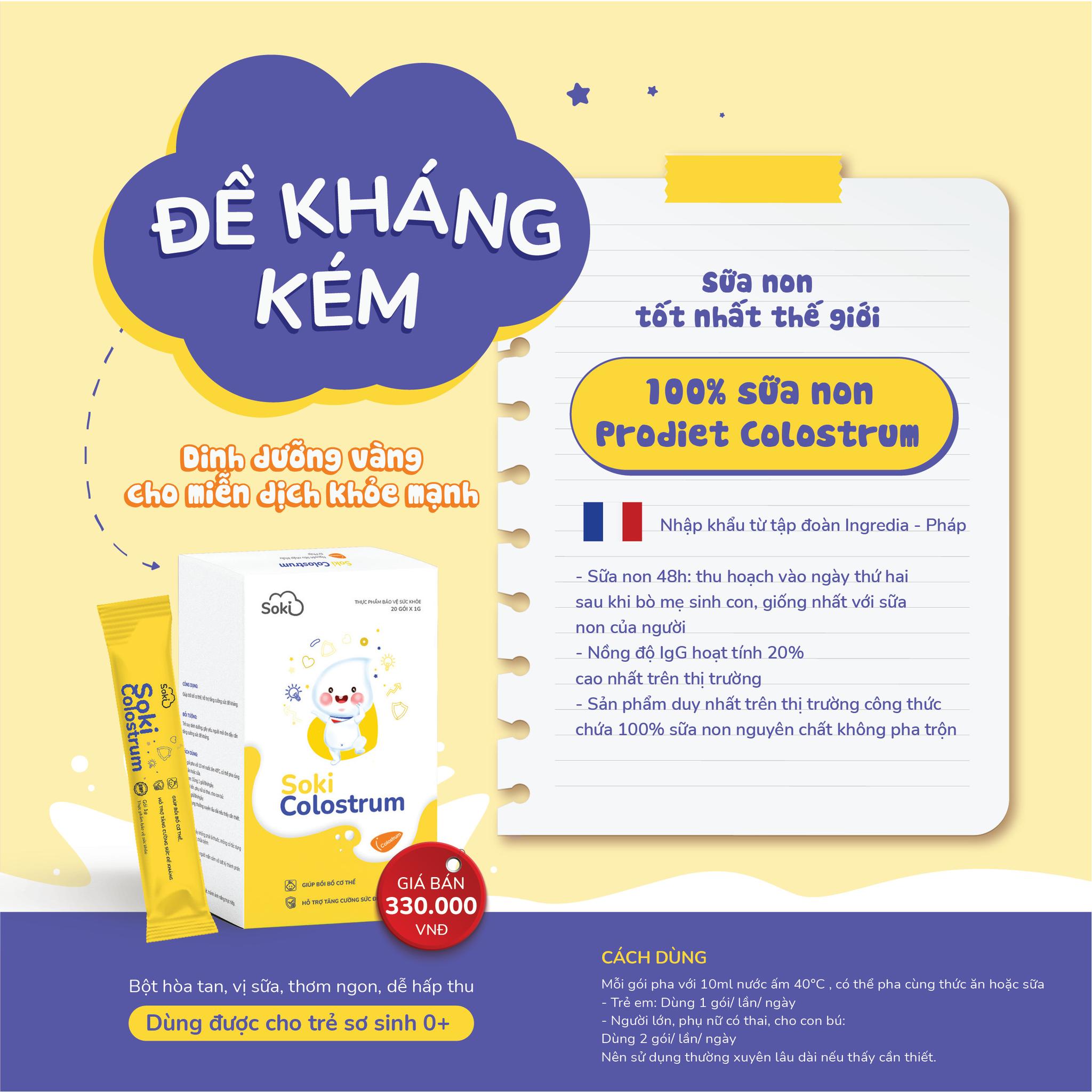 COMBO 4 HỘP SOKICOLOSTRUM - TĂNG ĐỀ KHÁNG
