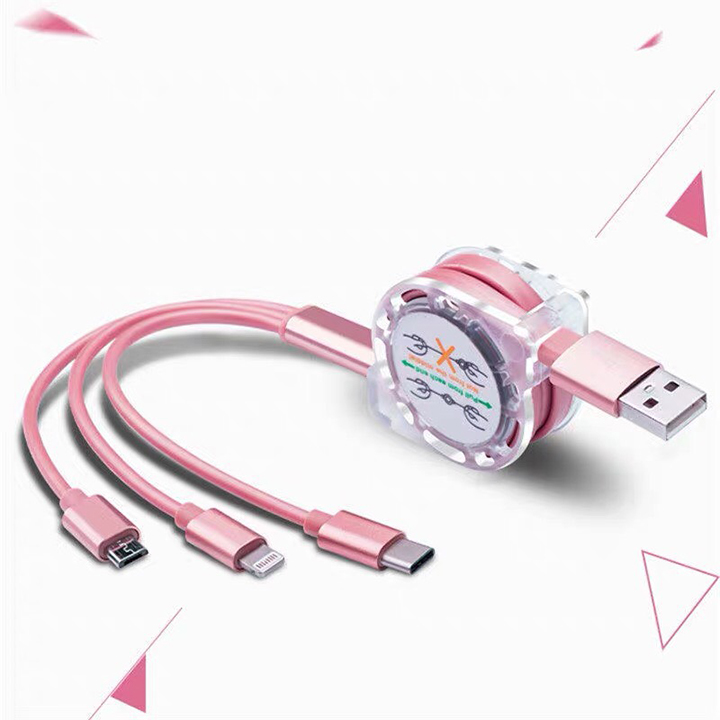 Cáp sạc đa năng 3 đầu Lightning, C, Micro USB. IP, SAMSUNG, SAMSUNG MỚI