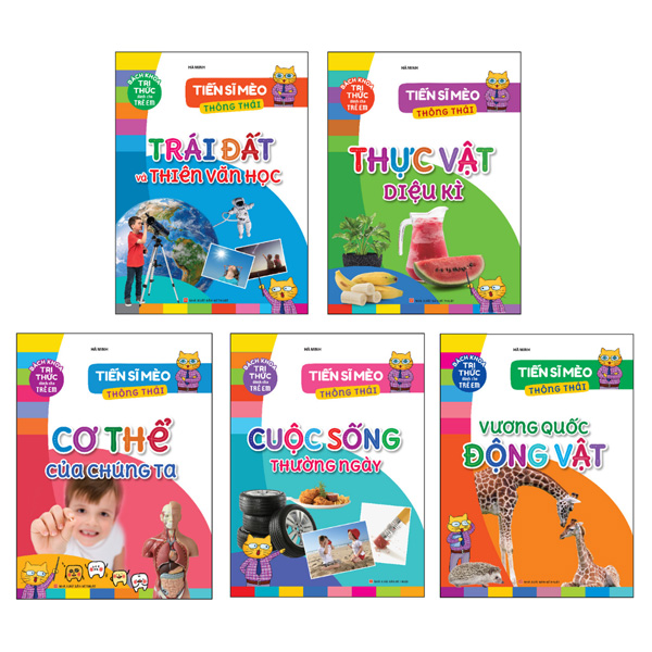 Fahasa - Bộ sách Tiến sĩ Mèo Thông Thái
