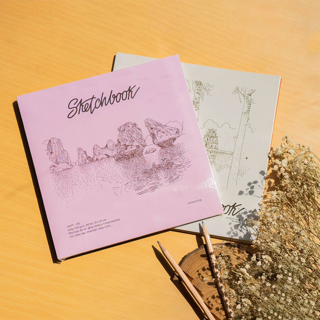 Sổ Vẽ Sketchbook CMA Studio Giấy Italy 120gsm