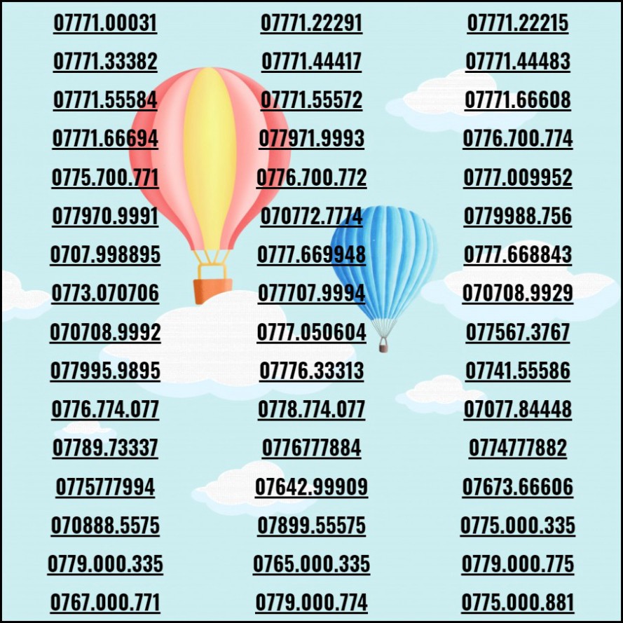 [HCM][Đồng giá] Sim đẹp Mobi