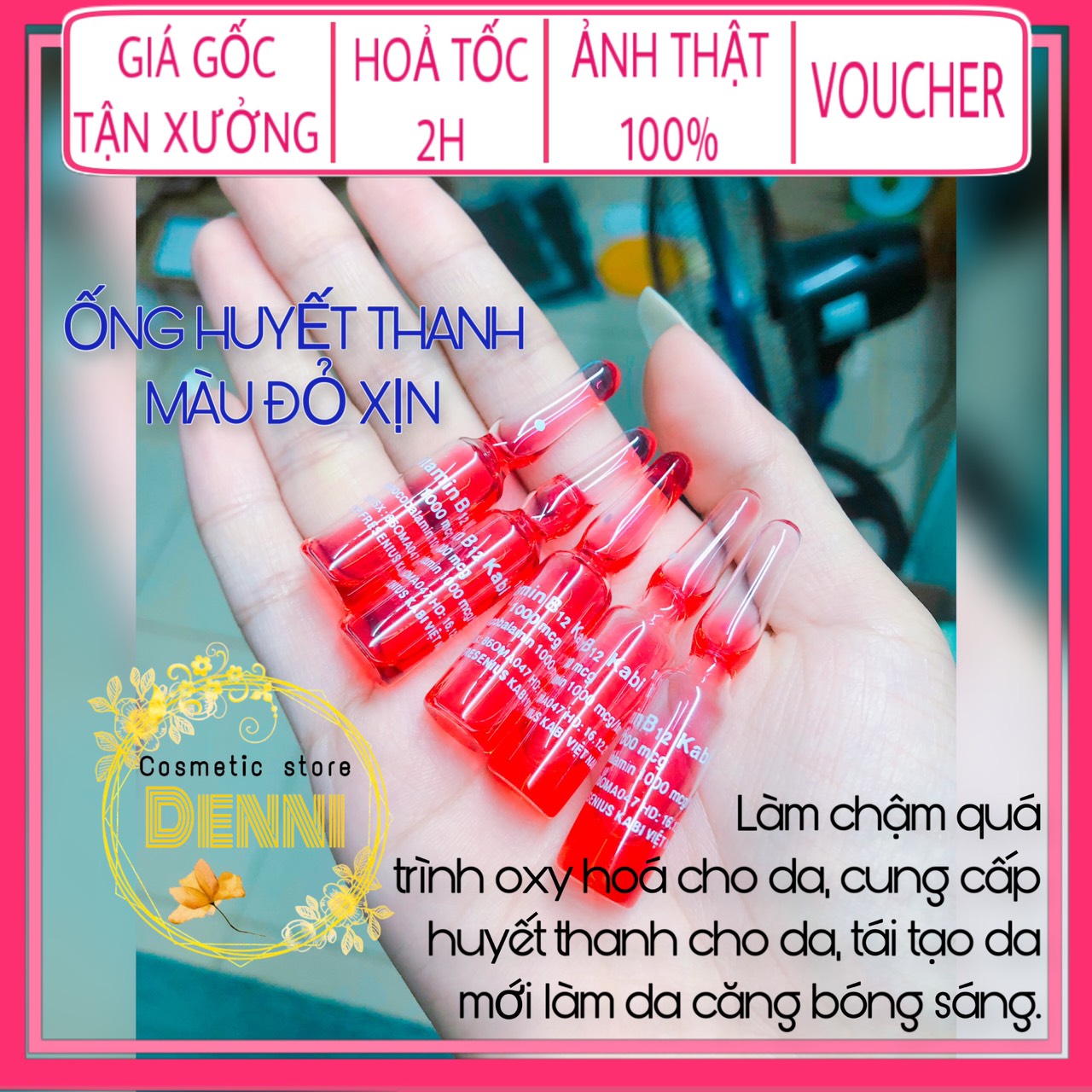 Lẻ 1 lọ nước màu đỏ và vàng pha kem