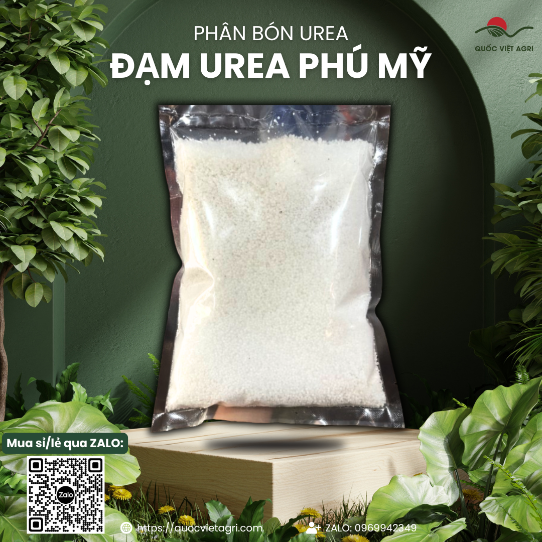 Phân đạm URE PHÚ MỸ (500g - 1KG) - Chuyên Rau Màu Hoa Cây Cảnh