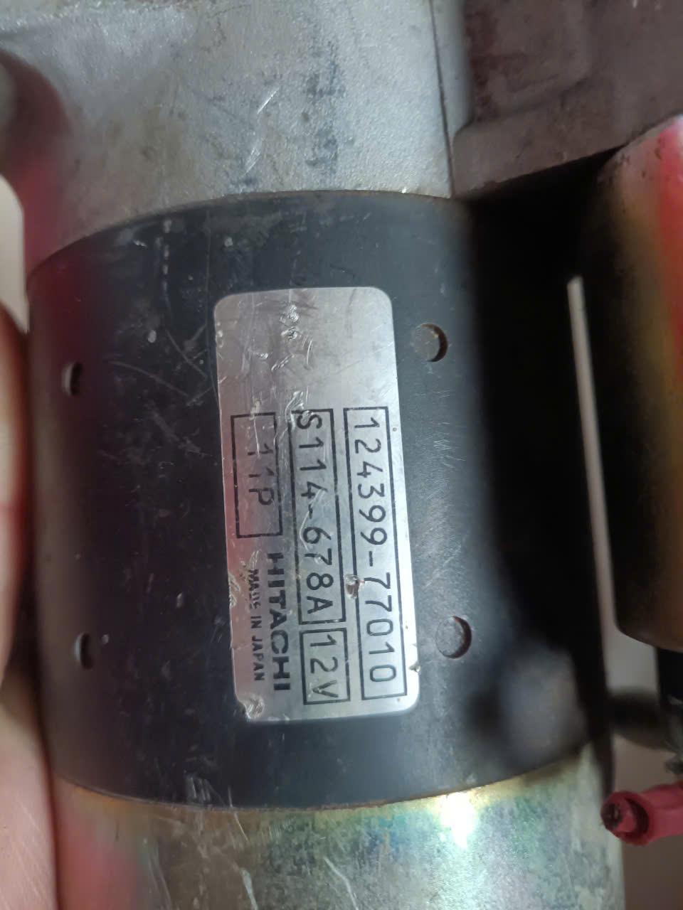 Củ đề 12v dùng cho động cơ Yanmar hàng bãi nhật