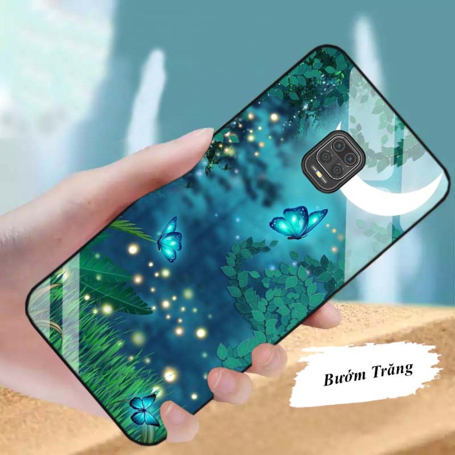 Ốp XIAOMI REDMI NOTE 9, NOTE 9S, NOTE 9 PRO Lưng Kính Cường Lực Cao Cấp Mới ƞhất