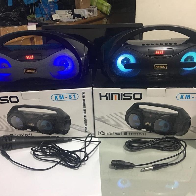 Loa bluetooth karaoke Kimiso KM-S1 kèm míc
