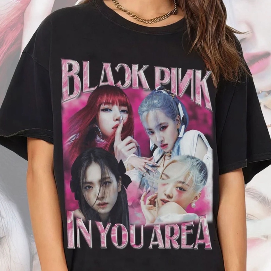 Black Pink Áo phông Black Pink - Áo thun unisex in hình nhóm Black Pink cực ngầu
