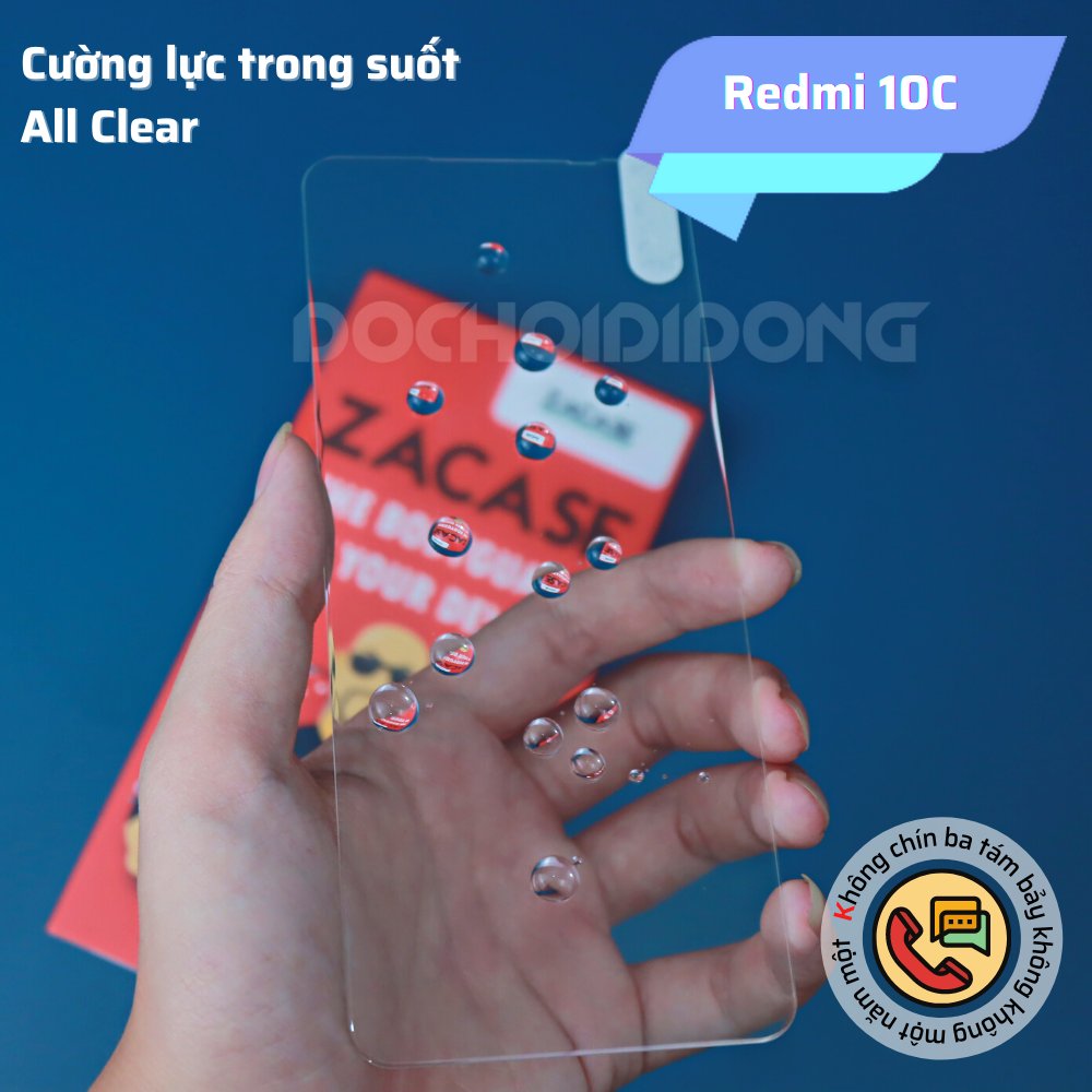 Miếng dán cường lực Xiaomi Redmi 10C Zacase