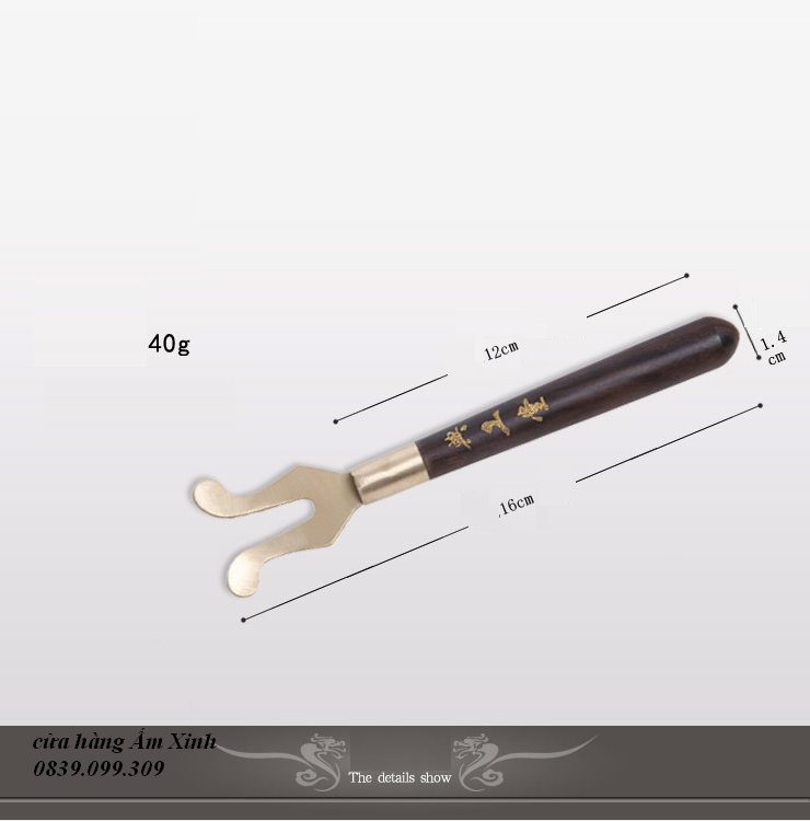 Cây mở nắp ấm Tetsubin