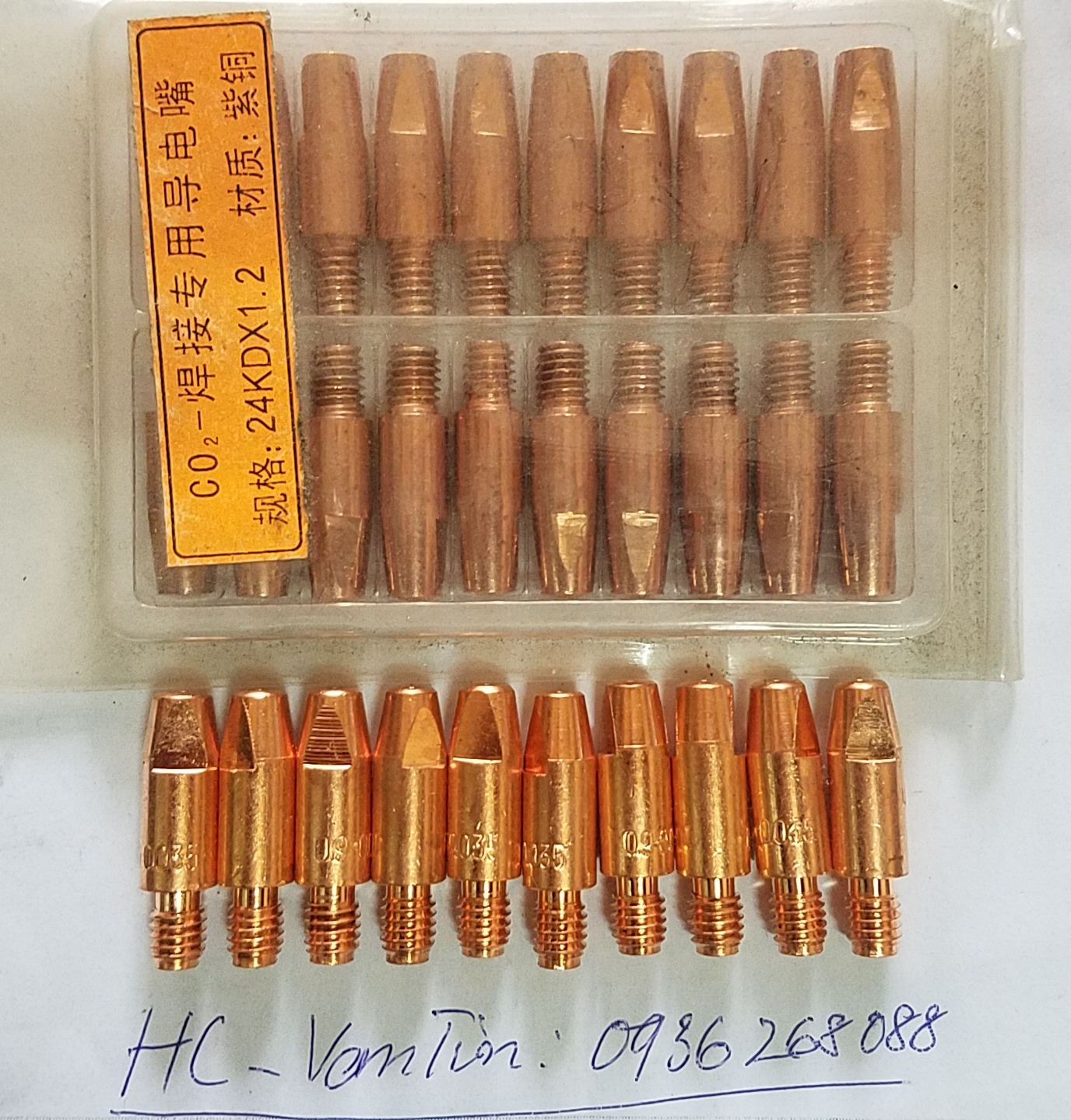 Bép hàn Mig M6x25 0.8-1.2mm