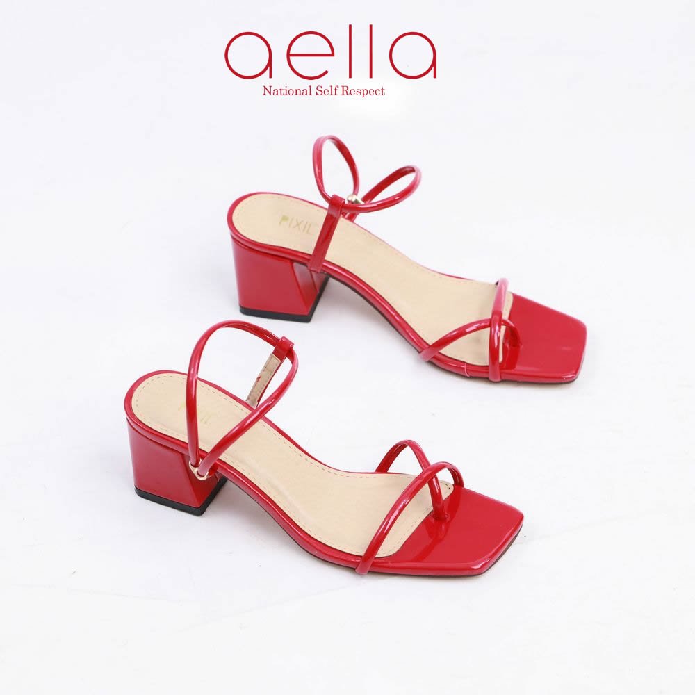 GIÀY SANDAL NỮ CAO GÓT 5CM DA BÓNG AELLA307