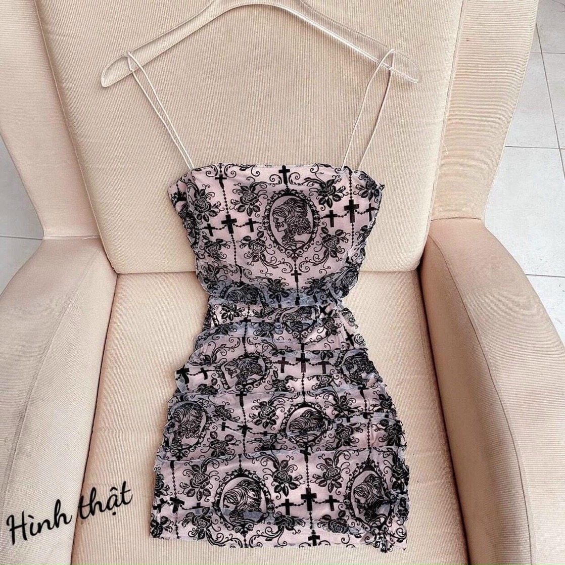 Đầm body 2 dây (có mút ngực) cực sexy sang chảnh